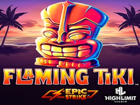 Flaming Tiki Game Image